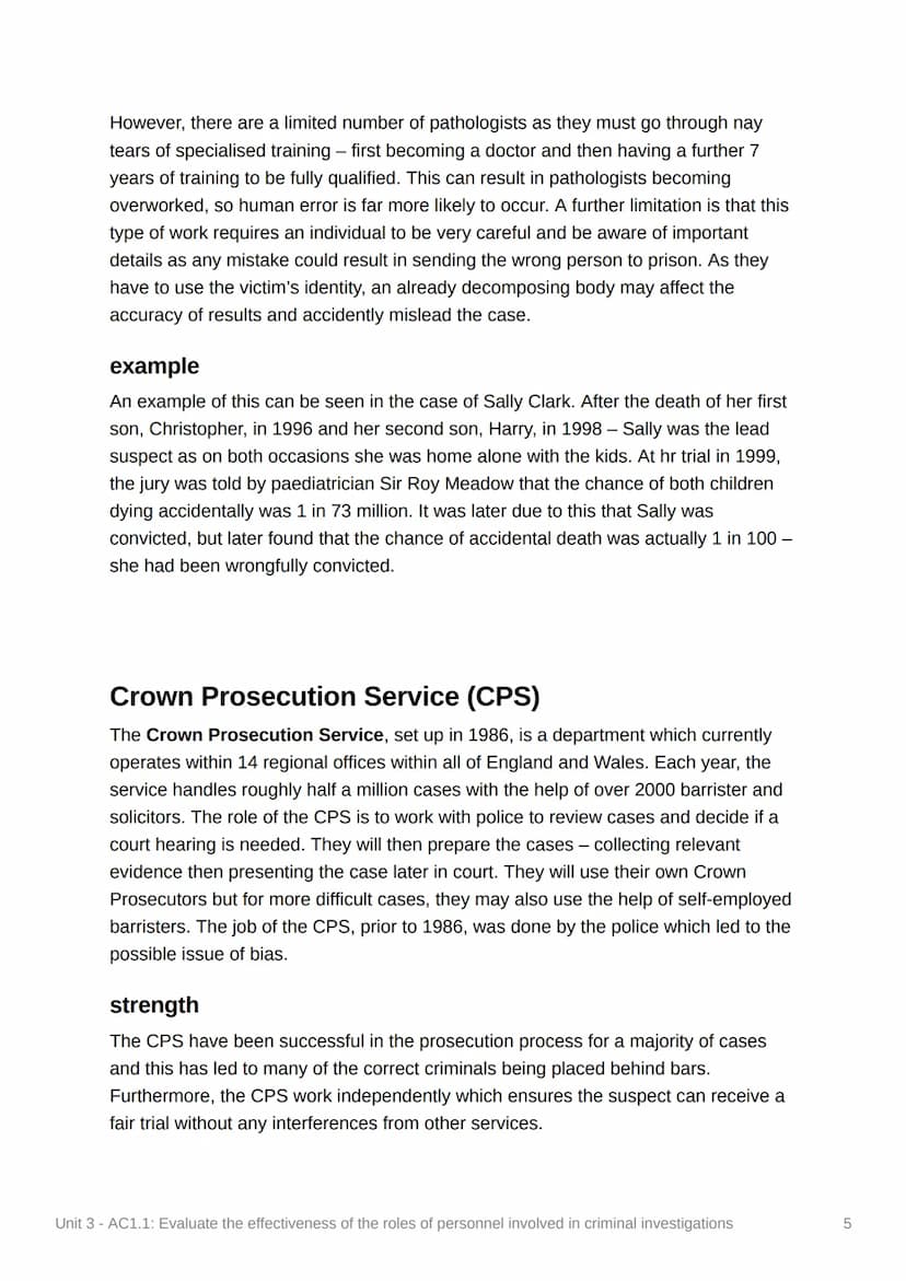 
<p><strong>Strengths</strong><br />
Police officers are often the first personnel to arrive at a crime scene and play a key role in investi