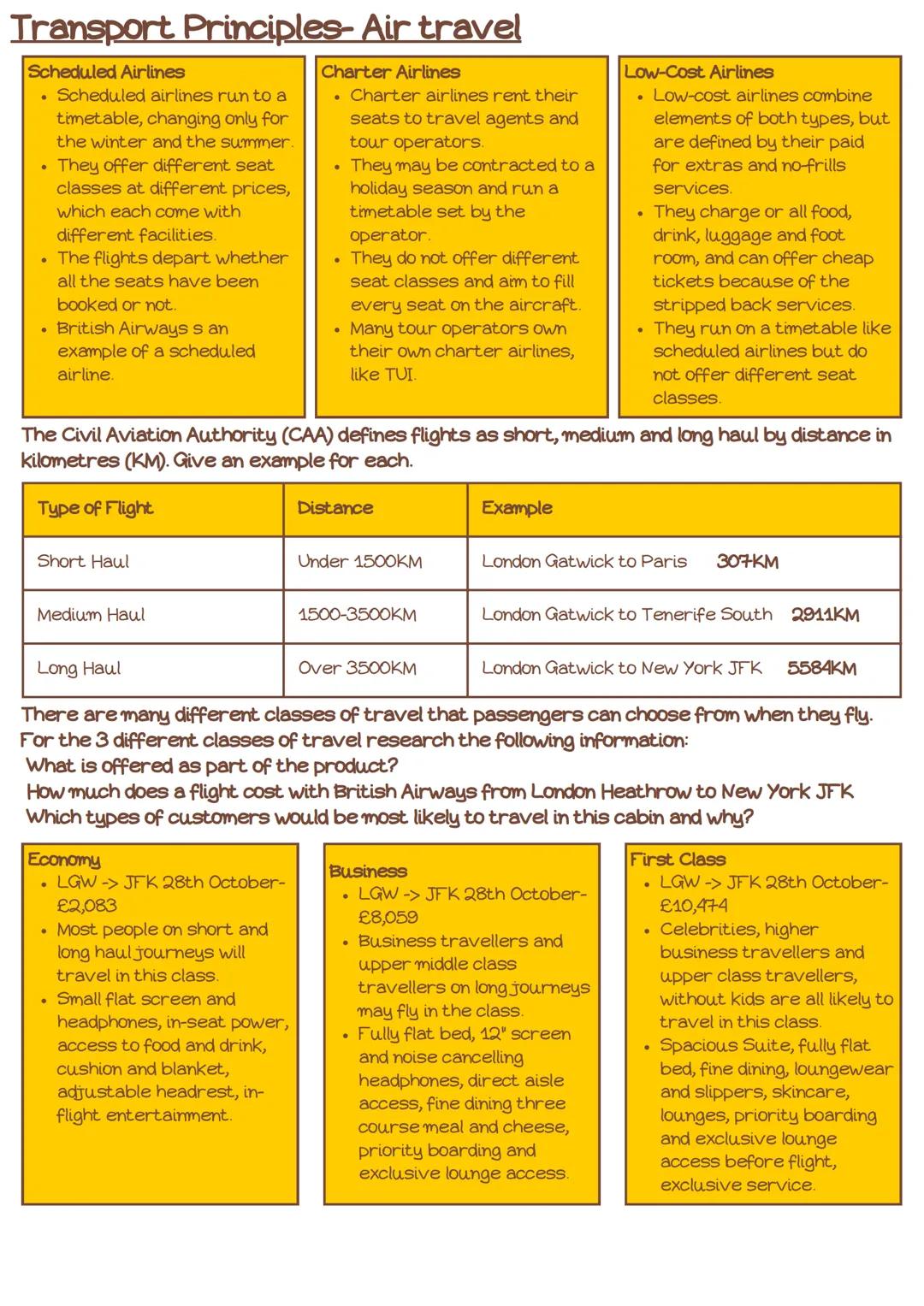 Outcome B The types of Travel and Tourism
organisations, their roles and the
products and services they offer to customers
Tangible:
Tangibl