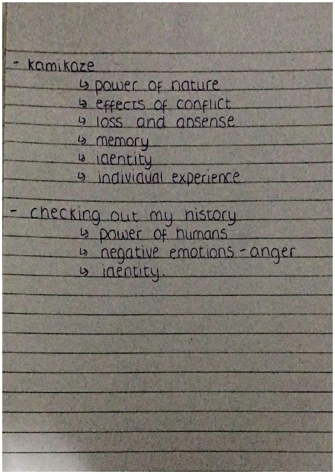 power and conflict. poetry
Ozymandias
London
↳ power of humans
4 power of nature
↳ negative emotion-pride
4 power of humans.
4 loss and abse