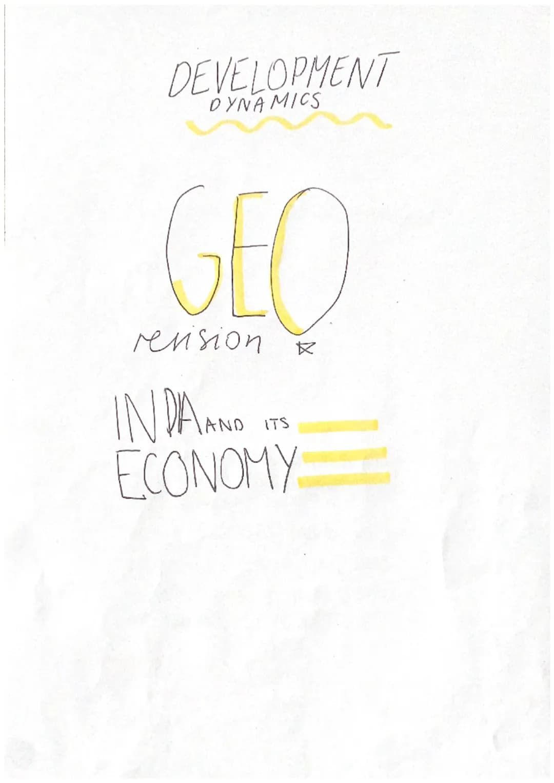 DEVELOPMENT
DYNAMICS
GEO
rension
☆
AND ITS
INDA AND
ECONOMY India BASICS=
An Introduction to India and its economy
Asia, west to the
India i