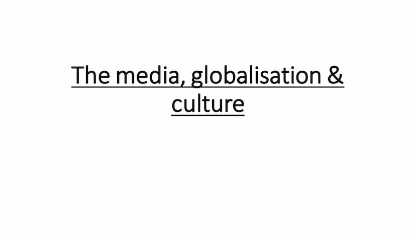 Media
Full topic revision Topic key words:
1. Media- a means of gaining information.
2. Mass media- a mode of information that reaches a lar