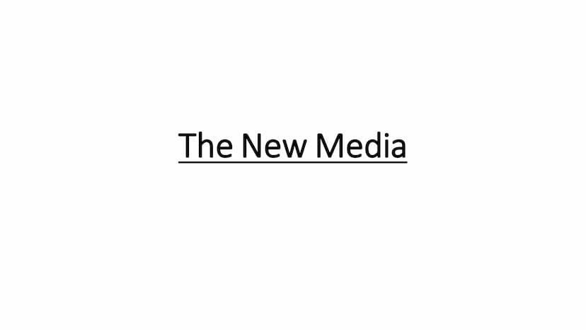 Media
Full topic revision Topic key words:
1. Media- a means of gaining information.
2. Mass media- a mode of information that reaches a lar