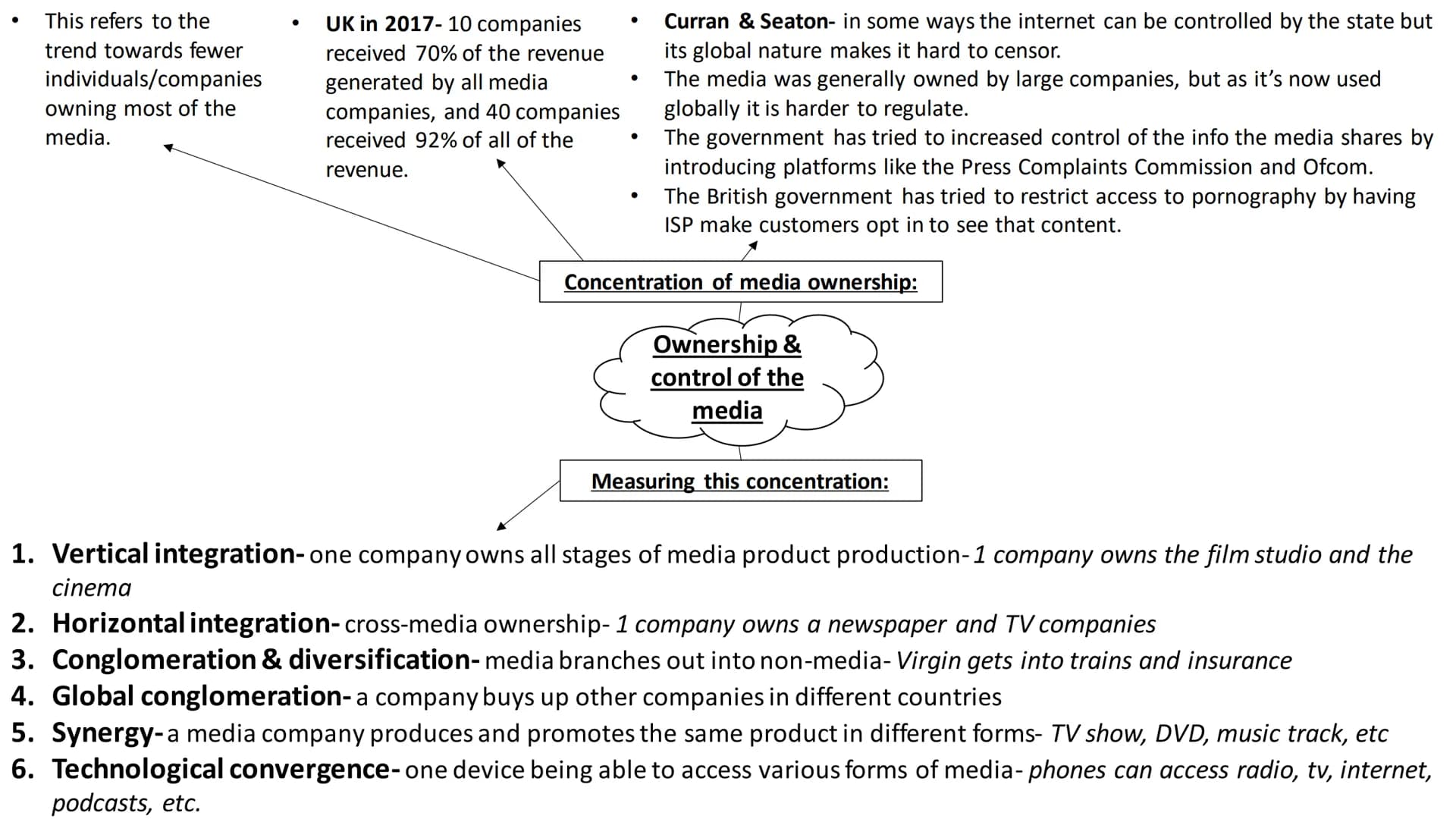 Media
Full topic revision Topic key words:
1. Media- a means of gaining information.
2. Mass media- a mode of information that reaches a lar
