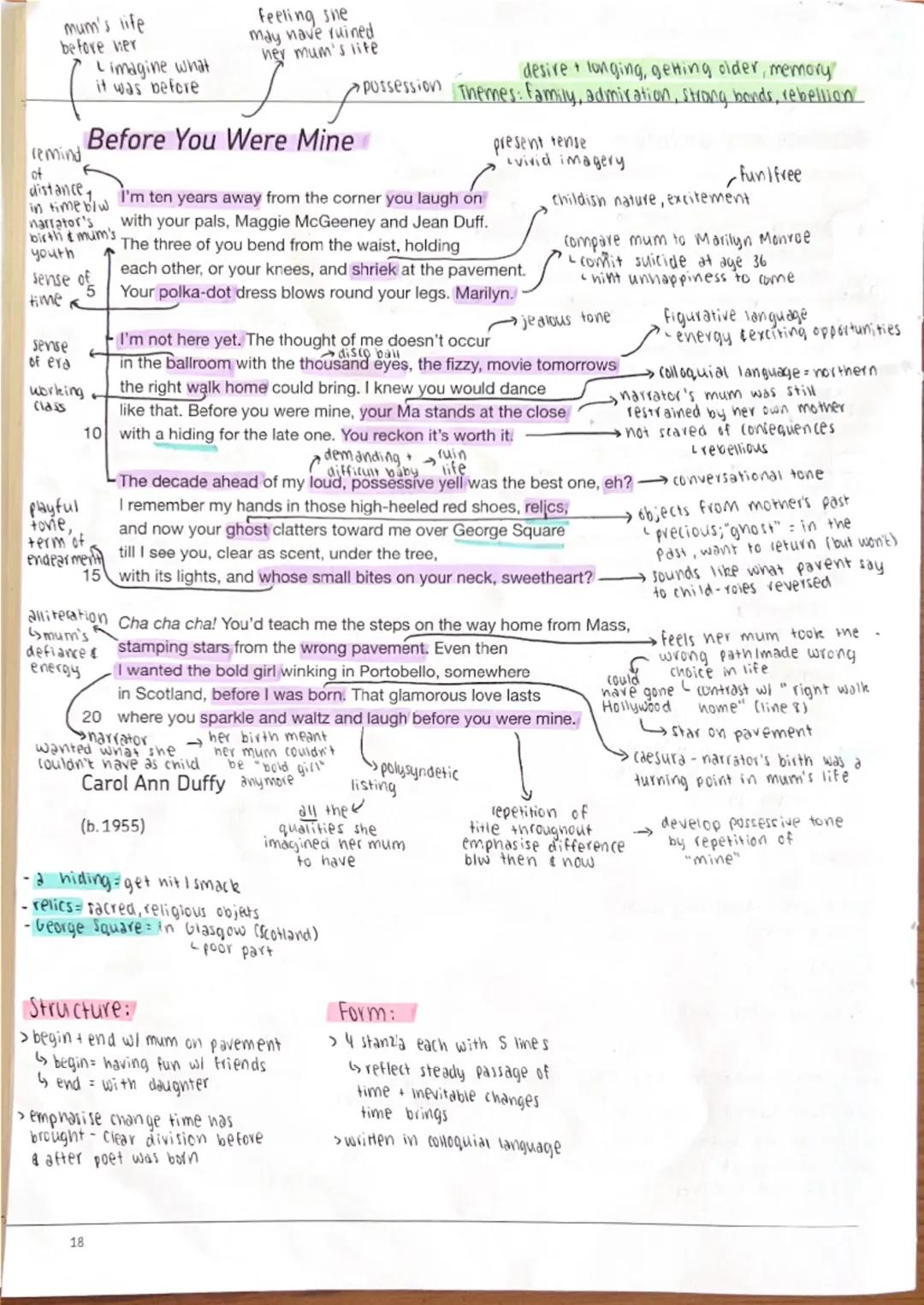 Before You Were Mine annotations