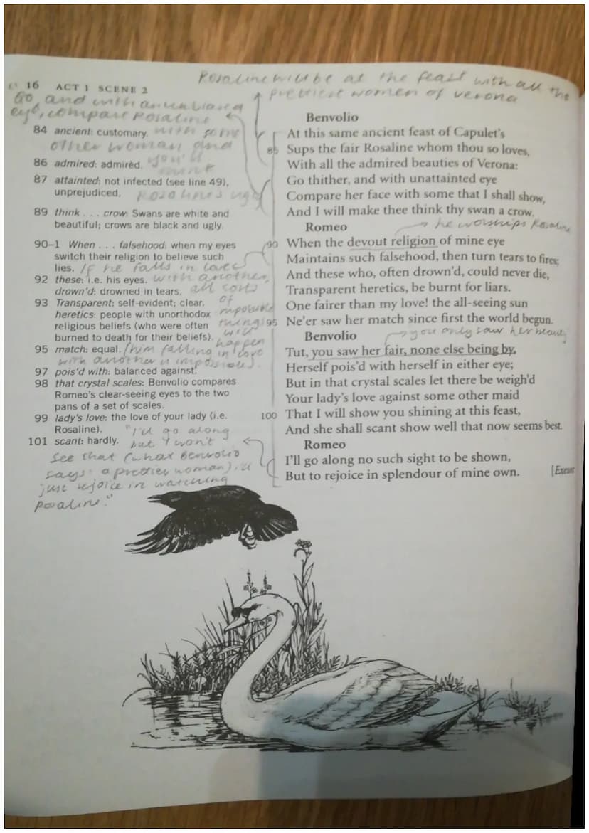 Act 1 Scene 2
Capolet thinks that since Montague
alse has to follow the inter and they are
soin old men, they would be able to tep
the peace