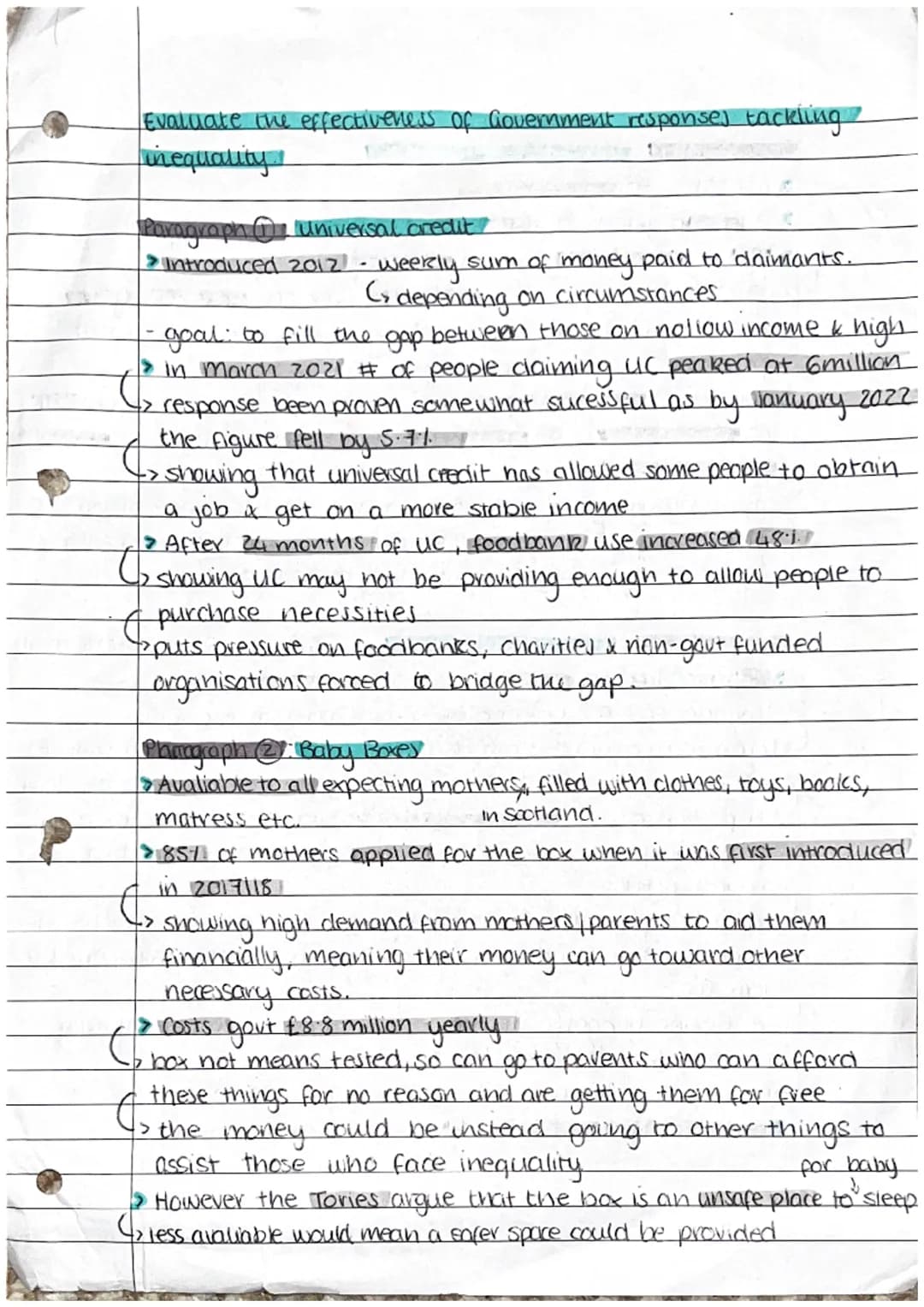 <h2 id="modernstudiesessayplanongovernmentresponsestotacklinginequality">Modern Studies Essay Plan on Government Responses to Tackling Inequ