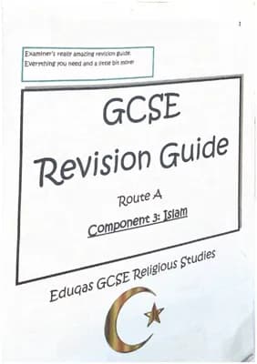 Know GCSE Revision Guide || Eduqas Islam thumbnail