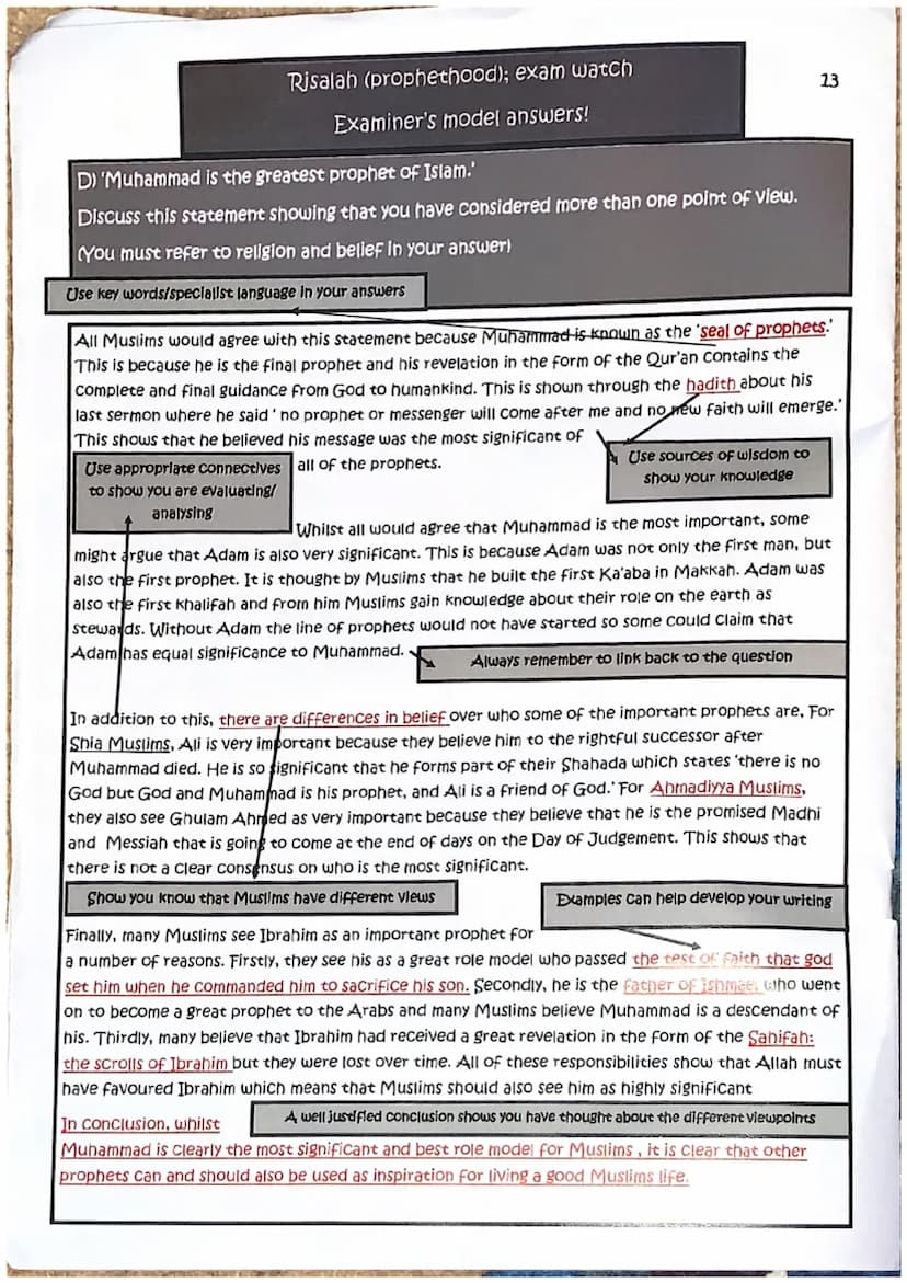 Examiner's really amazing revision guide.
Everything you need and a little bit more!
GCSE
Revision Guide
Route A
Component 3: Islam
Edugas G