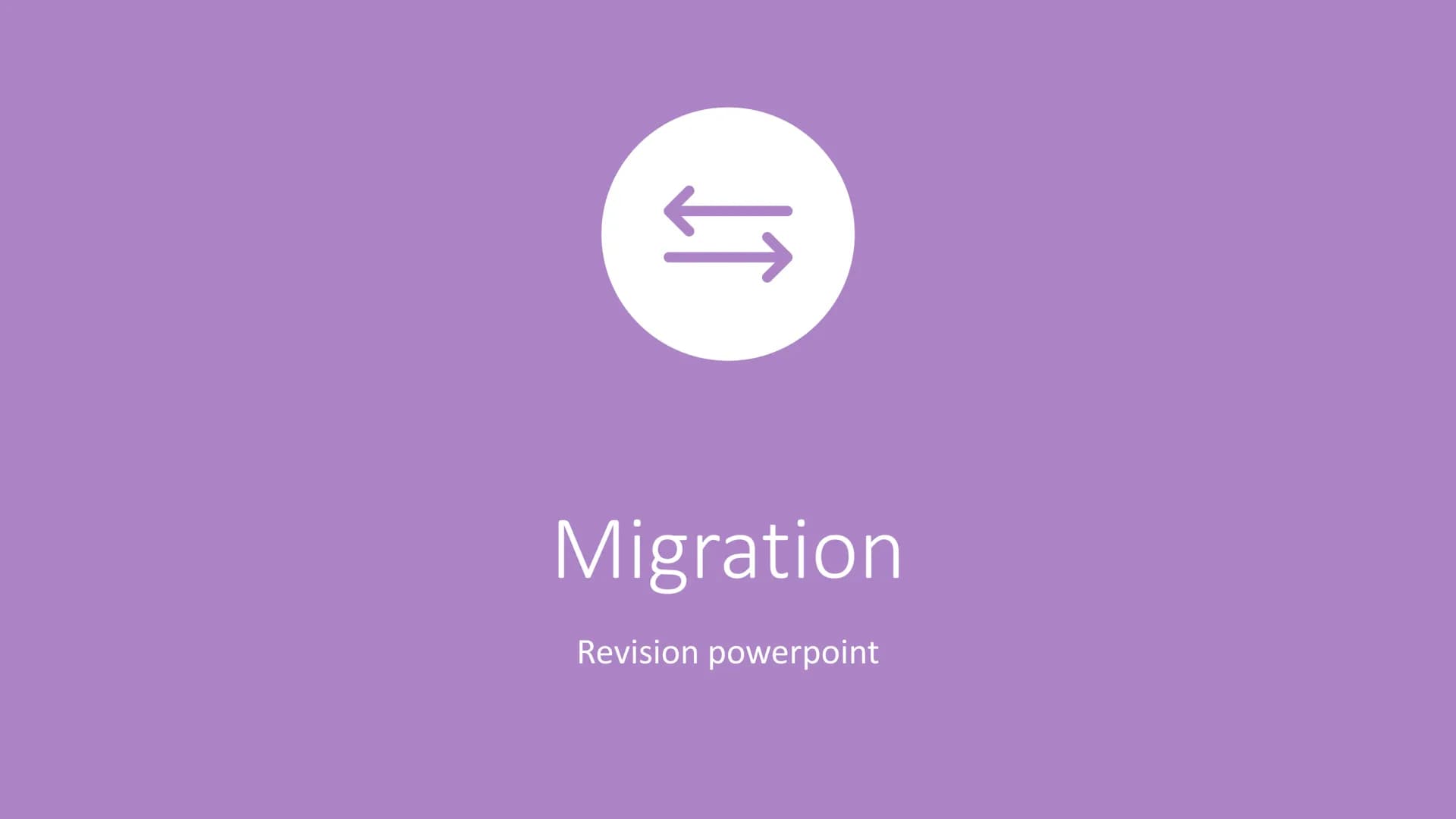 ↓↑
Migration
Revision powerpoint 7.1 what are the contemporary patterns of global migration
There has been significant
growth in the numbers
