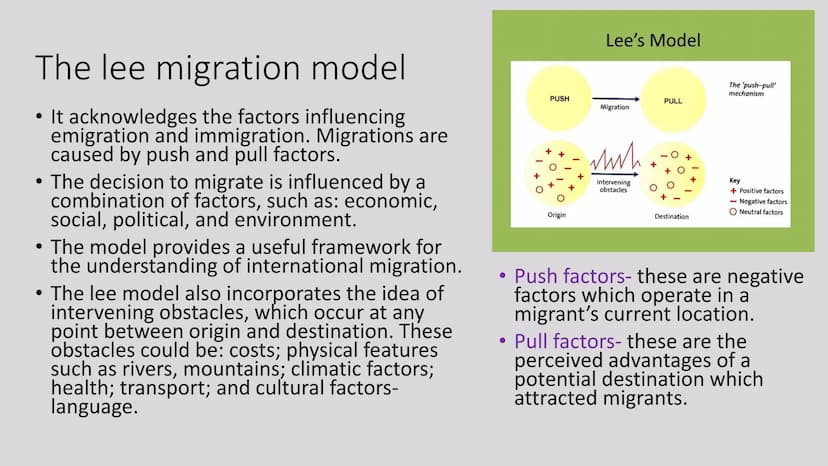 ↓↑
Migration
Revision powerpoint 7.1 what are the contemporary patterns of global migration
There has been significant
growth in the numbers