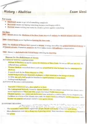 Know Notes on Abolition of Slavery thumbnail