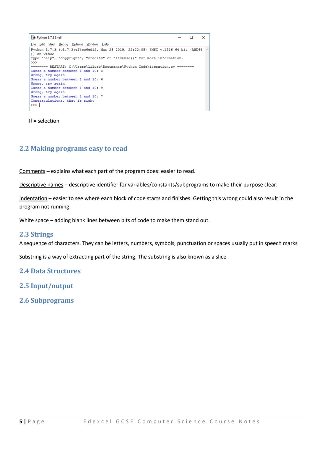 Chapter 1 Problem Solving
1.1 Algorithms
An algorithm is a set of steps that defines how a task is to be performed.
An algorithm is successf