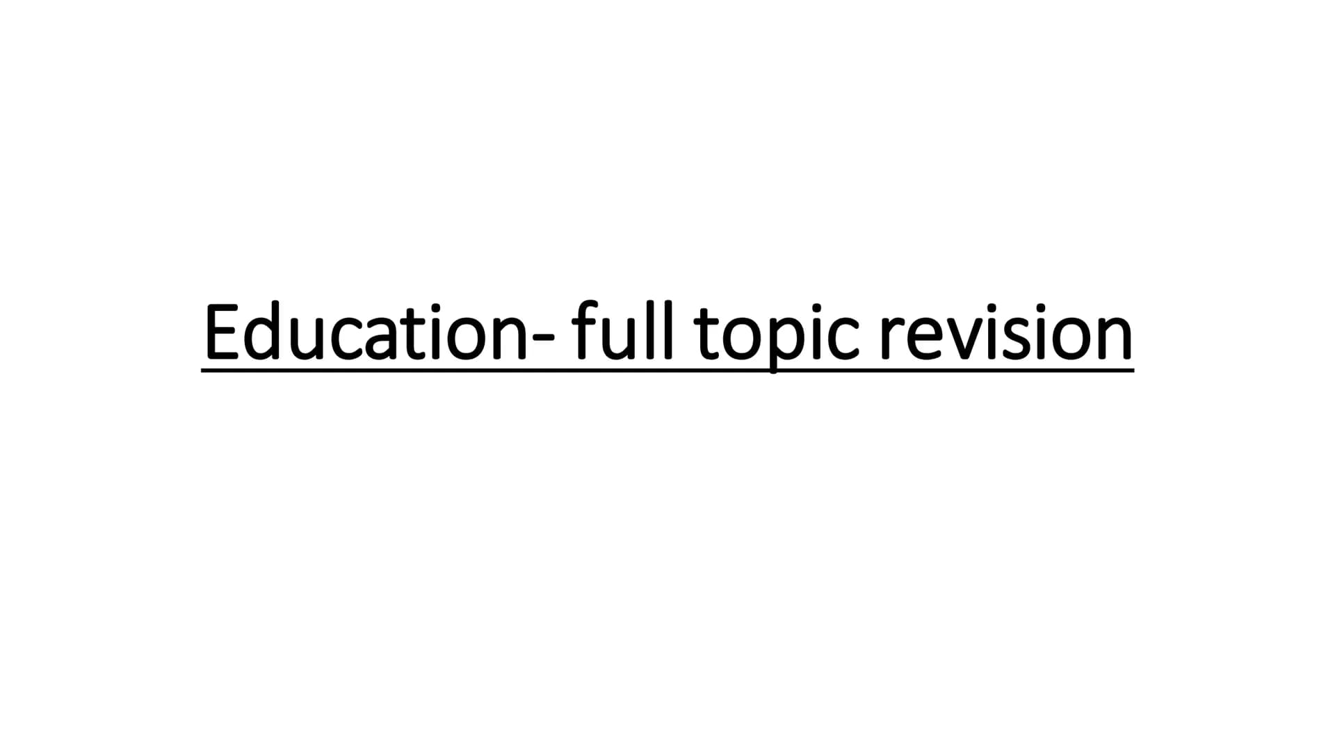 Education- full topic revision Sociological perspectives on
education Durkheim-Solidarity and skills
Solidarity-
Is necessary in society to 