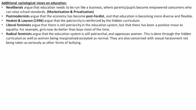 Education- full topic revision Sociological perspectives on
education Durkheim-Solidarity and skills
Solidarity-
Is necessary in society to 