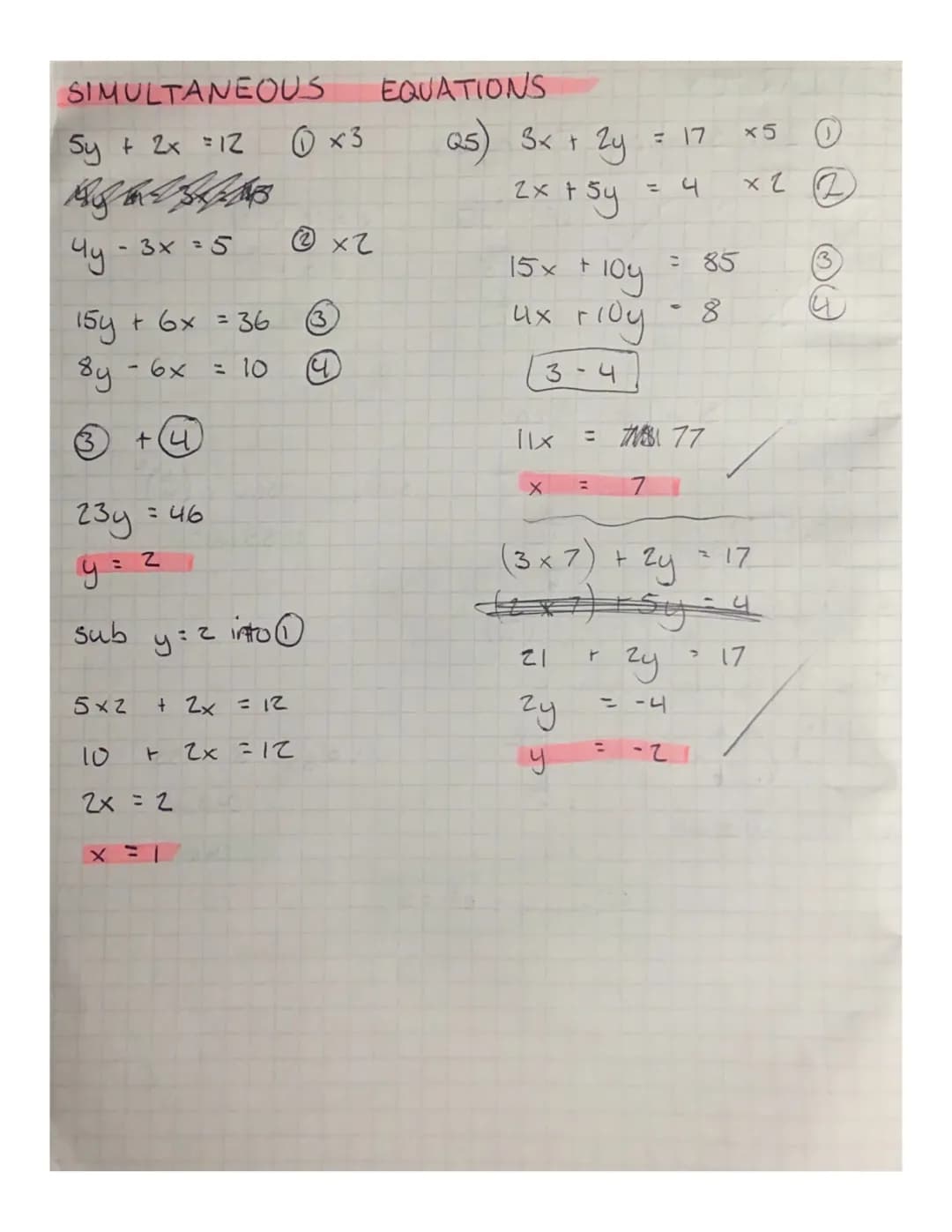 Easy Steps for Solving Equations and Algebra