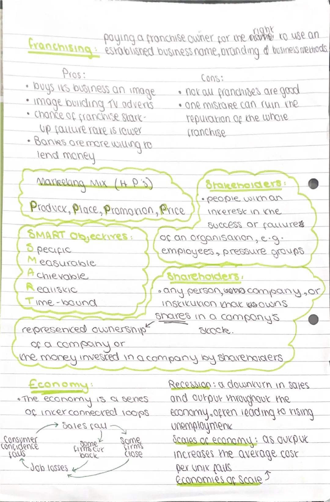 Ownership and Liabiliky:
Limited liability:
→ a business musk skark up as a company
↳ personal assets cannot be siezed
Unlimited liability:
