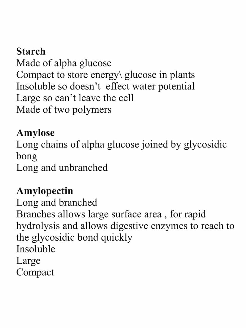 BIOLOGICAL
MOLECULES
REVISION NOTES Biological molecules
Key points:
Condensation reaction-formation of chemical
bond between monomers, rele