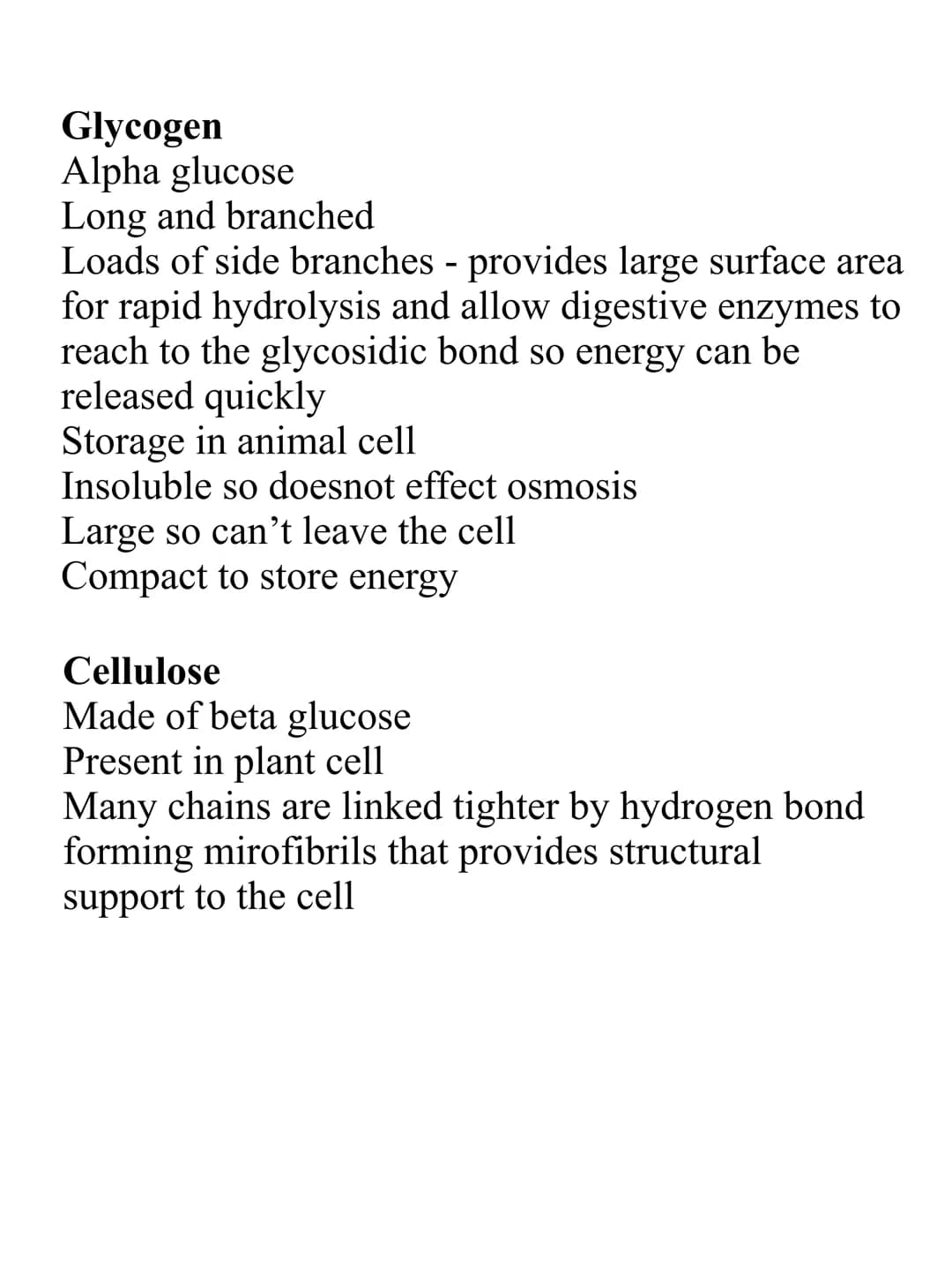 BIOLOGICAL
MOLECULES
REVISION NOTES Biological molecules
Key points:
Condensation reaction-formation of chemical
bond between monomers, rele