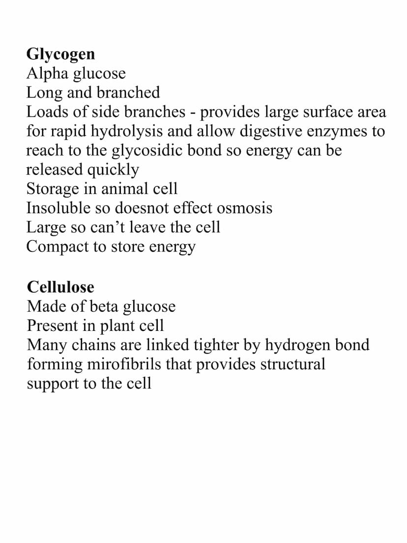 BIOLOGICAL
MOLECULES
REVISION NOTES Biological molecules
Key points:
Condensation reaction-formation of chemical
bond between monomers, rele