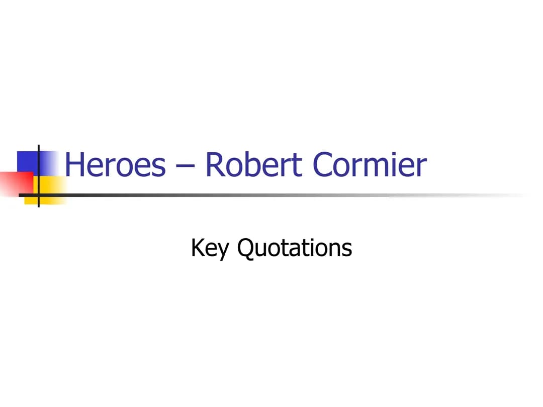Awesome Heroes Quotes and Analysis for Kids