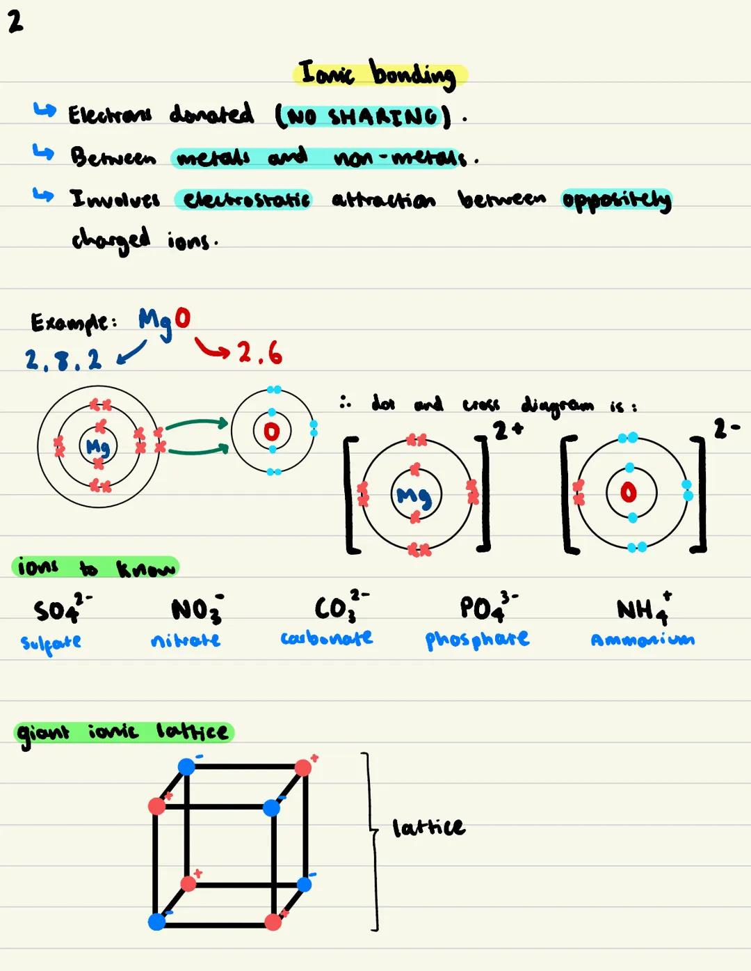 Bonding. 2
Ionic bonding
Elections donated (NO SHARING).
Between metals and non-metals.
Involves electrostatic attraction between oppositely
