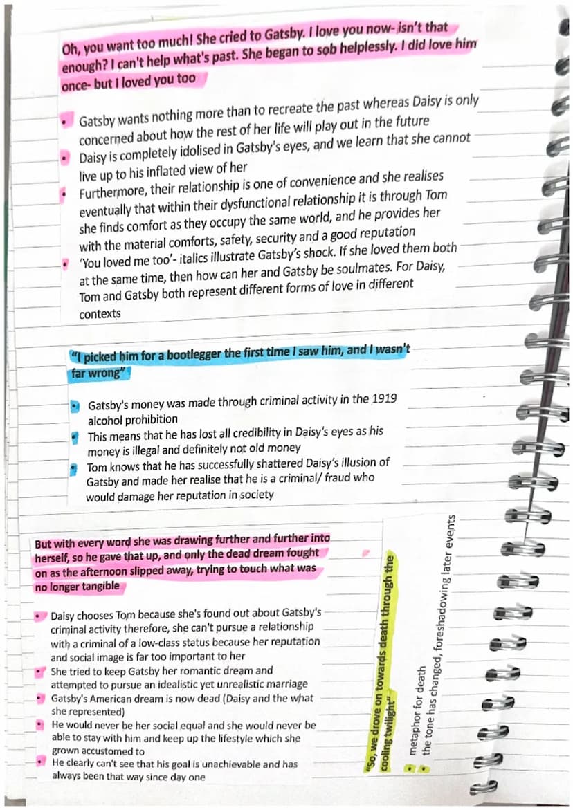 "His career as Trimalchio was
over" p71
"The next day was broiling,
almost the last, certainly the
warmest of summer" p72
"Daisy and Jordan 
