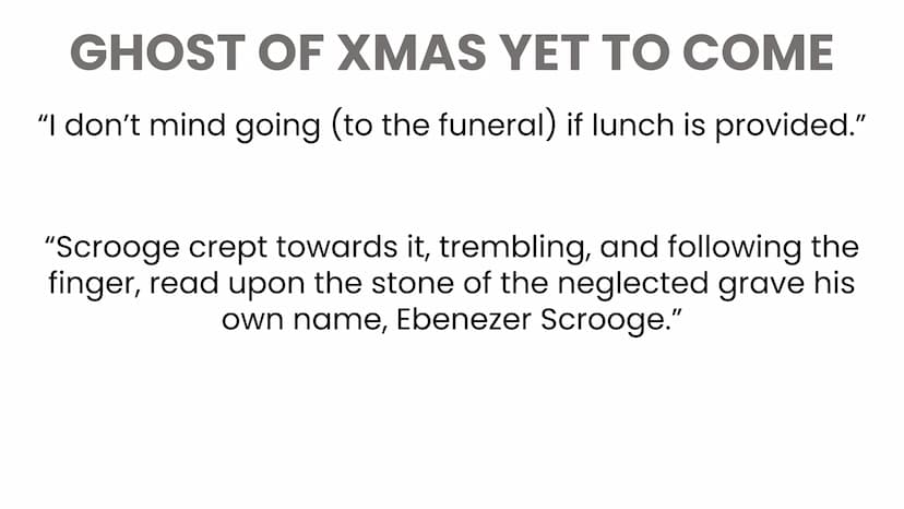 SCROOGE
"Hard and sharp as flint"
↳> simile
"Solitary as an oyster"
Ľ
Thomas Malfus Resave
"poor" people die
↳ Scrooge can be perciered to
b