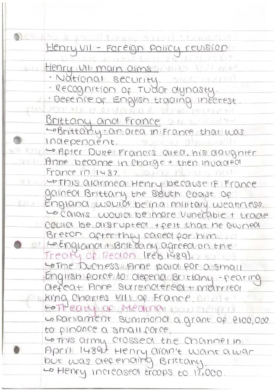 Henry VII's Foreign Policy: Essays, Treaties, and Quizlets for Kids