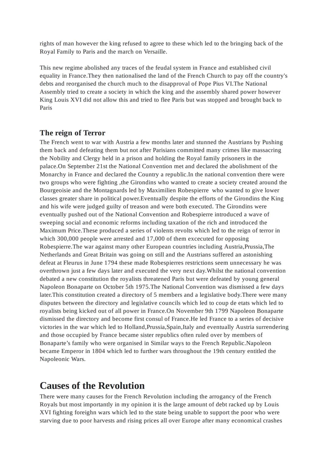 The French Revolution Contents
Timeline
How does France work
The French Revolution (Story)
Causes of the Revolution
People
The French Flag
T