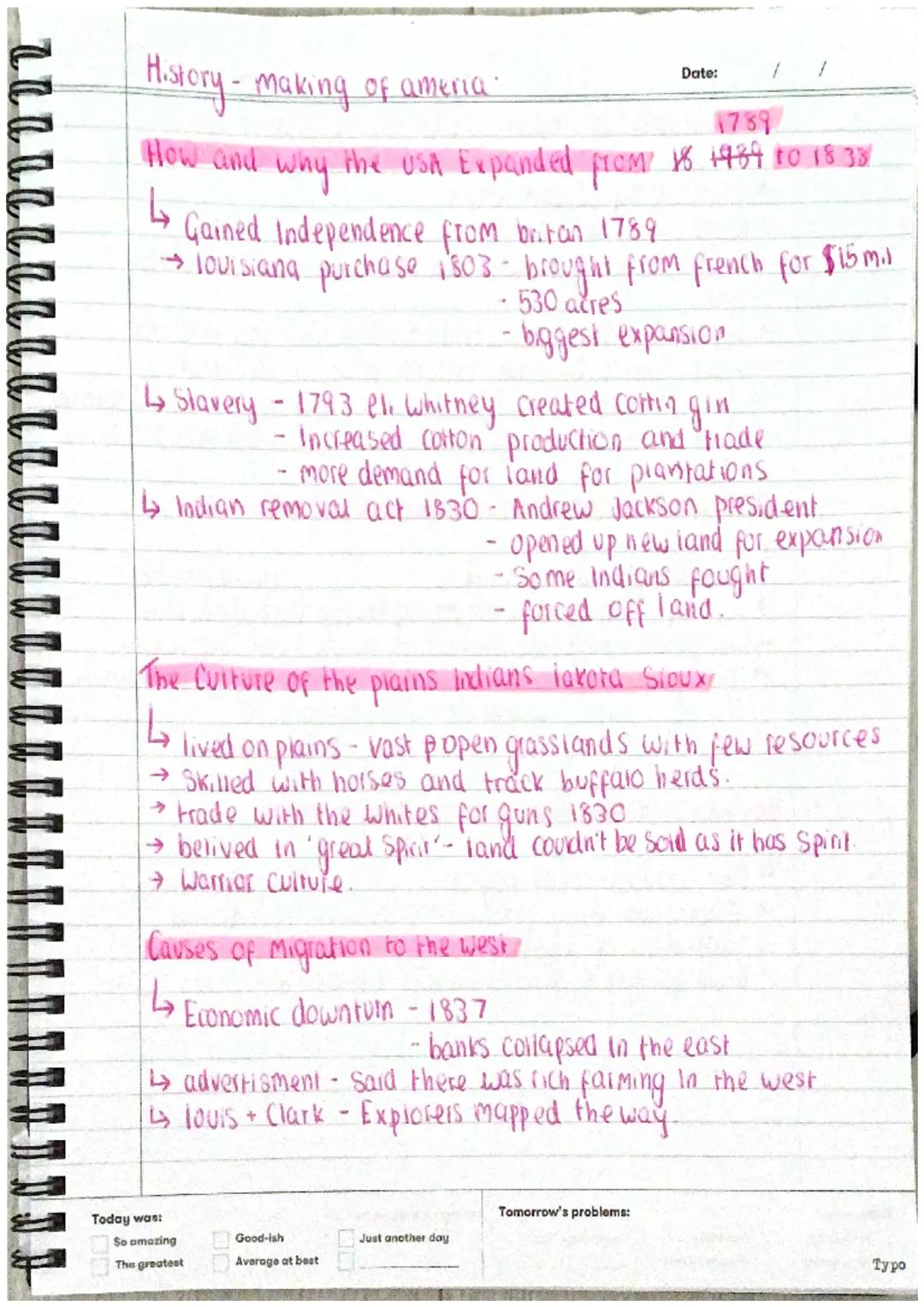 GCSE History: The Making of America