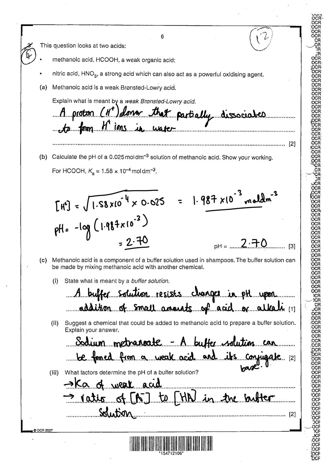 Completed
Name
Date set
Date due
Part 1
Maximum
Part 2
Overall Score
Feedback
Topic 27B
Multiple Choice Questions
12
A Level Chemistry Year 