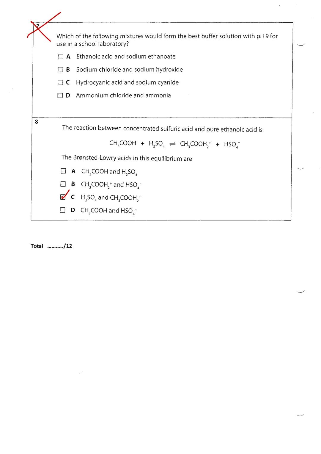 Completed
Name
Date set
Date due
Part 1
Maximum
Part 2
Overall Score
Feedback
Topic 27B
Multiple Choice Questions
12
A Level Chemistry Year 