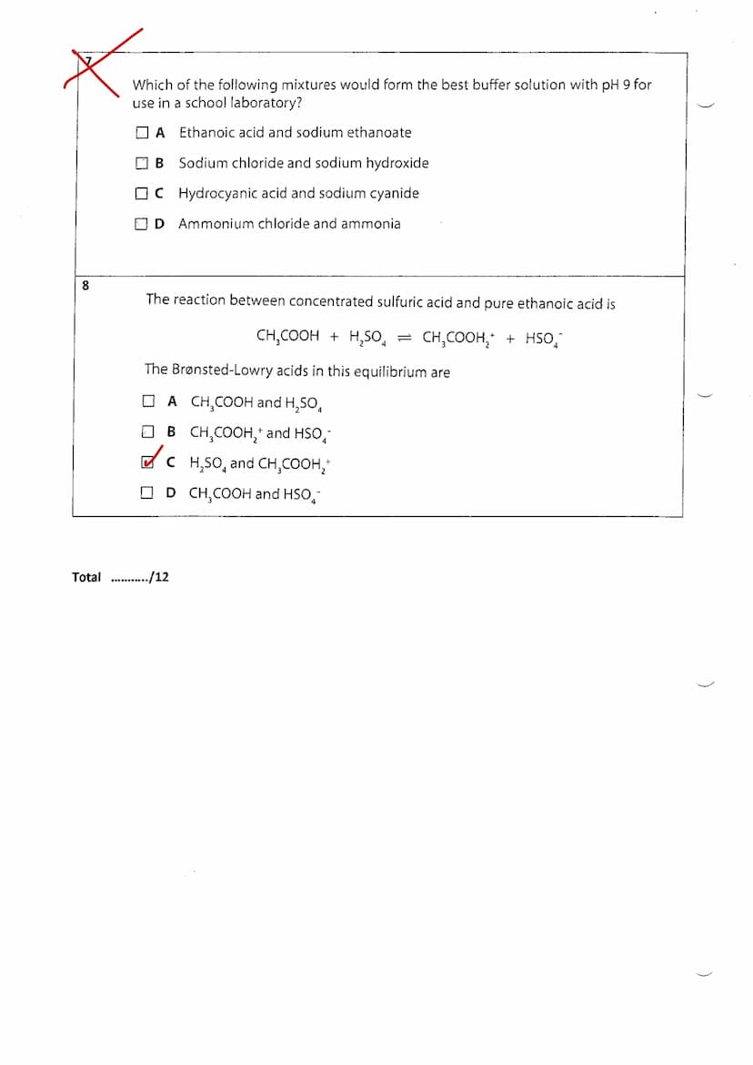 Completed
Name
Date set
Date due
Part 1
Maximum
Part 2
Overall Score
Feedback
Topic 27B
Multiple Choice Questions
12
A Level Chemistry Year 