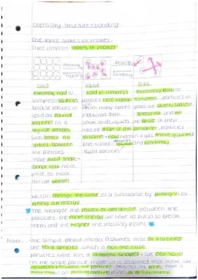 Know GCSE AQA CHEMISTRY : Structure & Bonding thumbnail