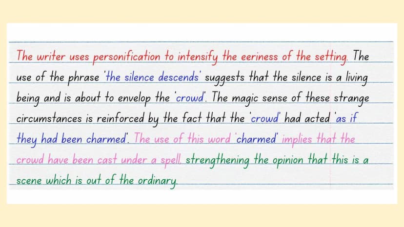 English Language Paper 1
(AQA) Paper 1 Overview
Language Paper 1 has 5 questions in total:
Q1: List 4 things about the text... [4 Marks]
Q2: