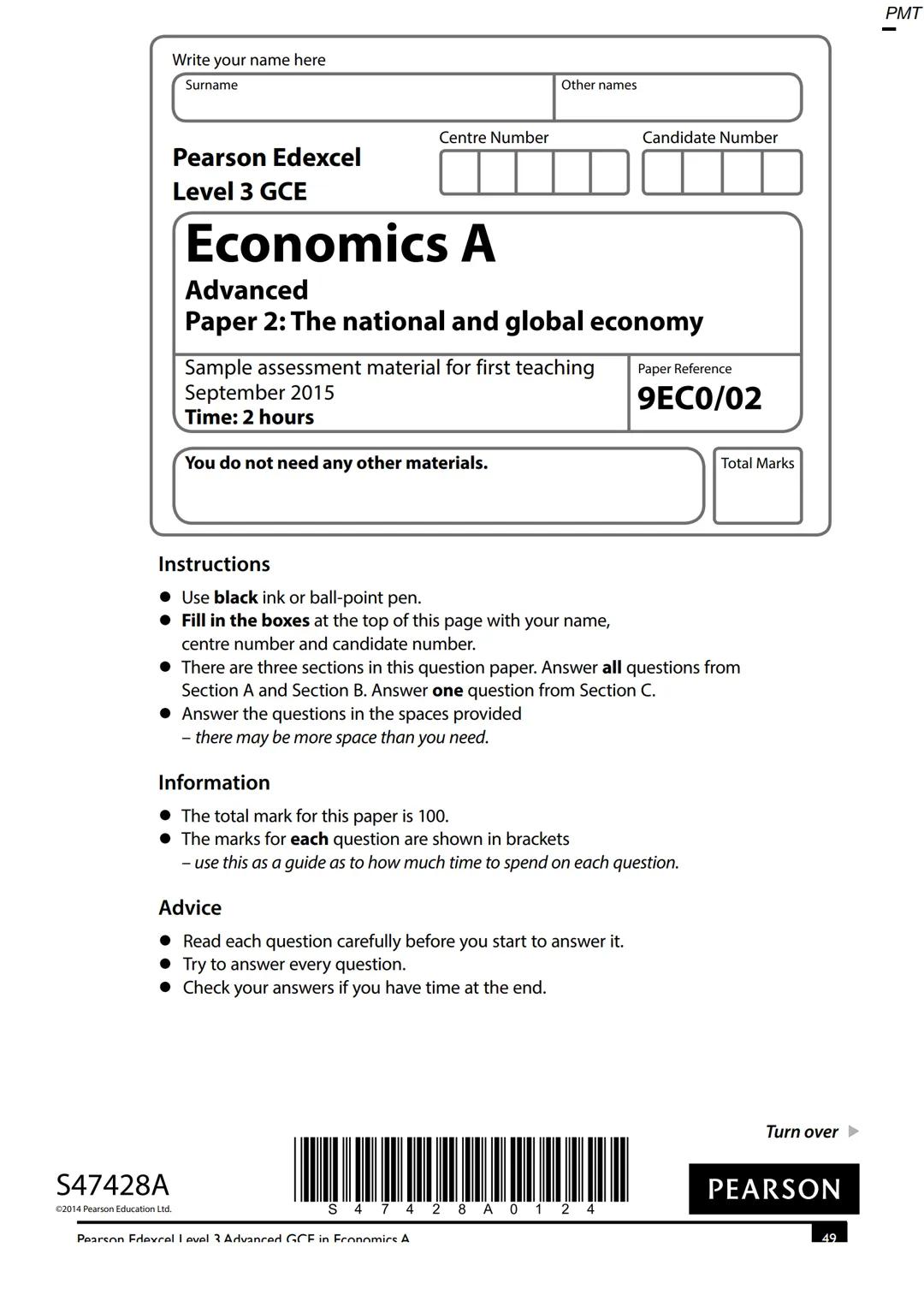 Edexcel A Level Economics Past Papers: Paper 1, 2, and 3 - 2023 & More!