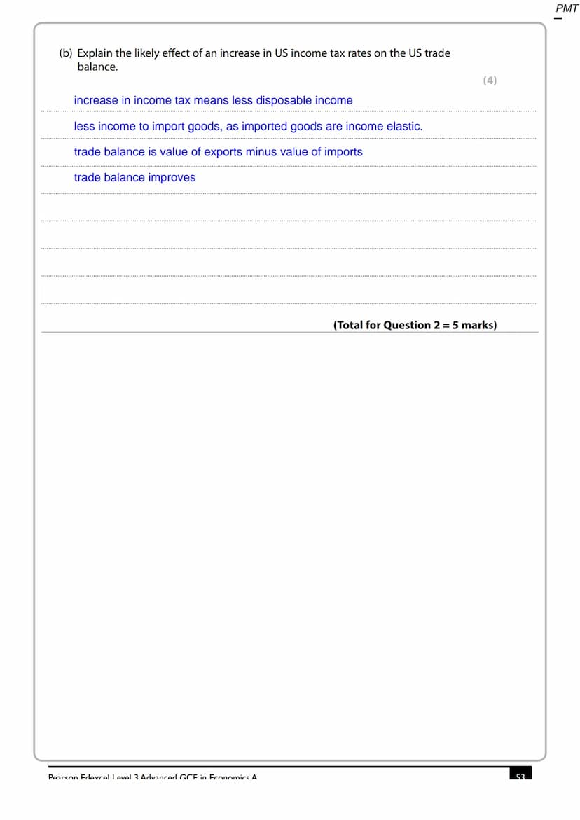 Write your name here
Surname
Centre Number
Pearson Edexcel
Level 3 GCE
Economics A
S47428A
©2014 Pearson Education Ltd.
Other names
Advanced