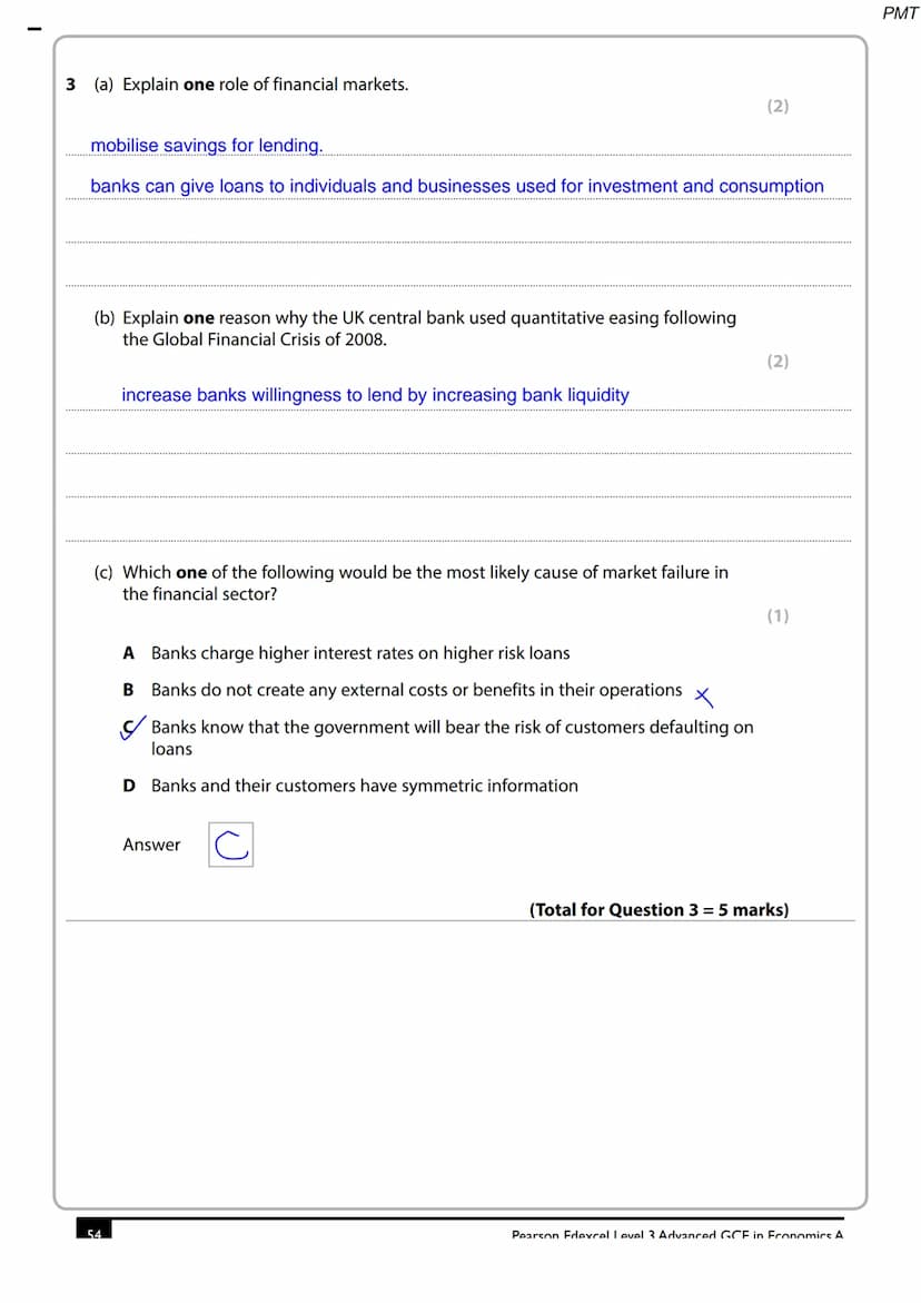Write your name here
Surname
Centre Number
Pearson Edexcel
Level 3 GCE
Economics A
S47428A
©2014 Pearson Education Ltd.
Other names
Advanced