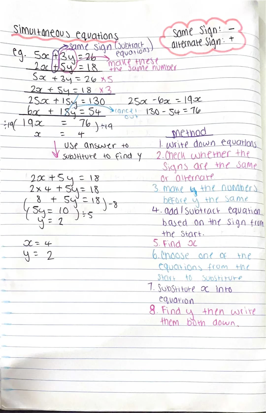 Solve Simultaneous Equations Step by Step: Easy Guide & Calculator