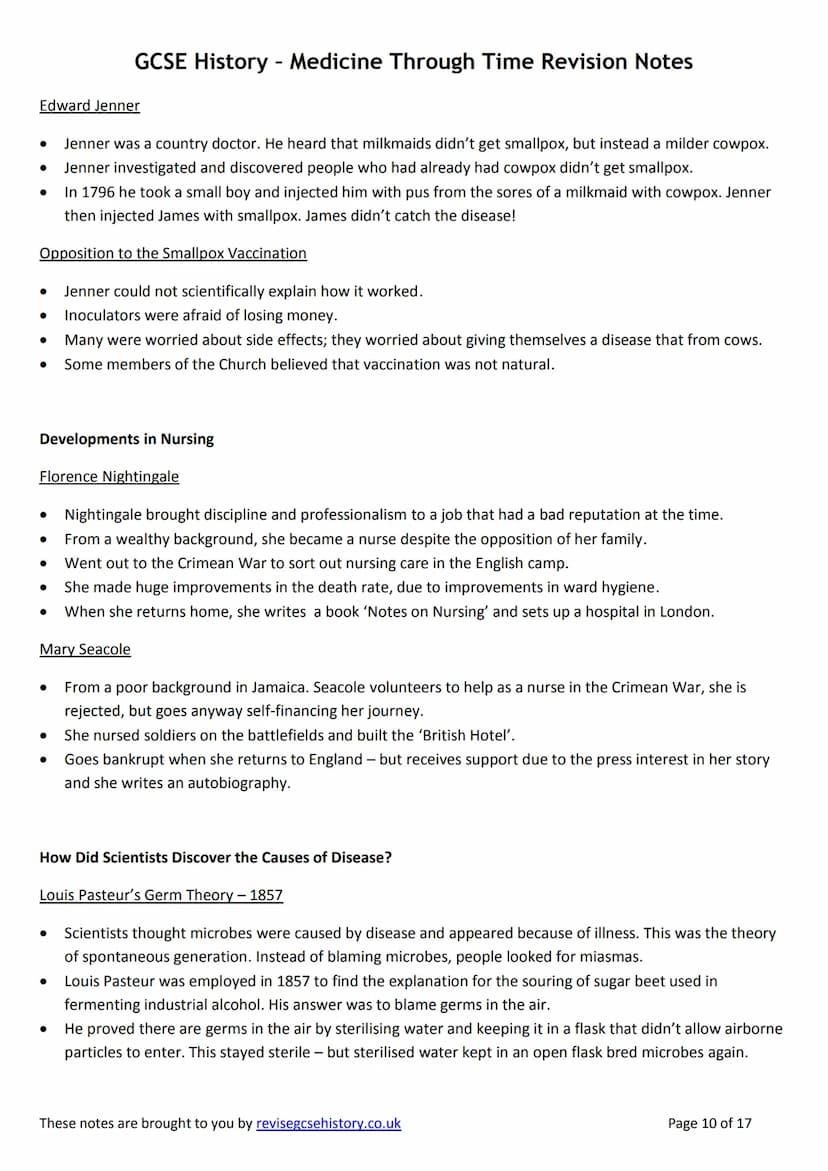 GCSE History - Medicine Through Time Revision Notes
TOPIC 5-MEDIEVAL
Background Information
Wars destroyed the Roman public health systems a