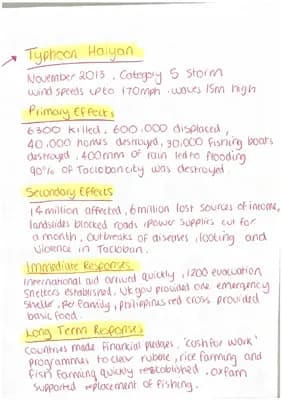 Know Typhoon Haiyan Case study and reduce the effect of tropical storms thumbnail
