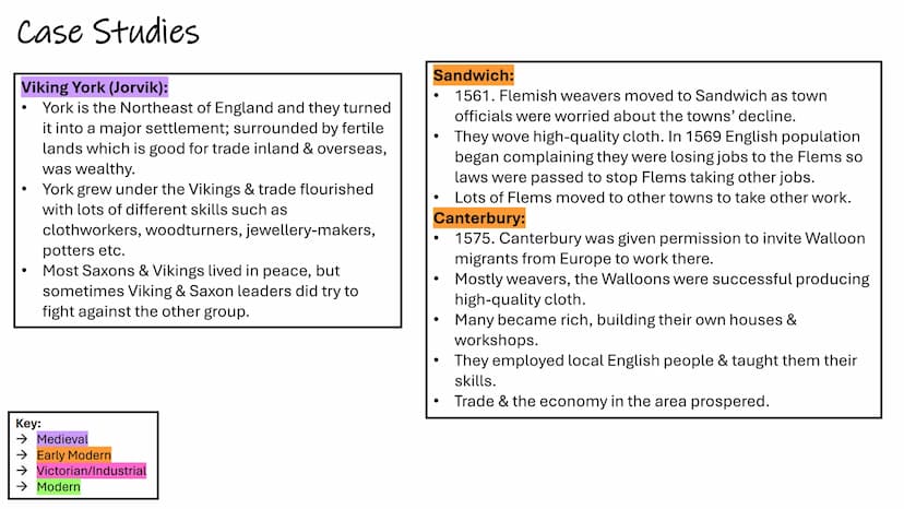 EDEXCEL MIGRATION COURSE
MINDMAPS/CASE STUDIES Henry III invited
Italian banking
families due to
antisemitism.
Flemish weavers were
welcomed