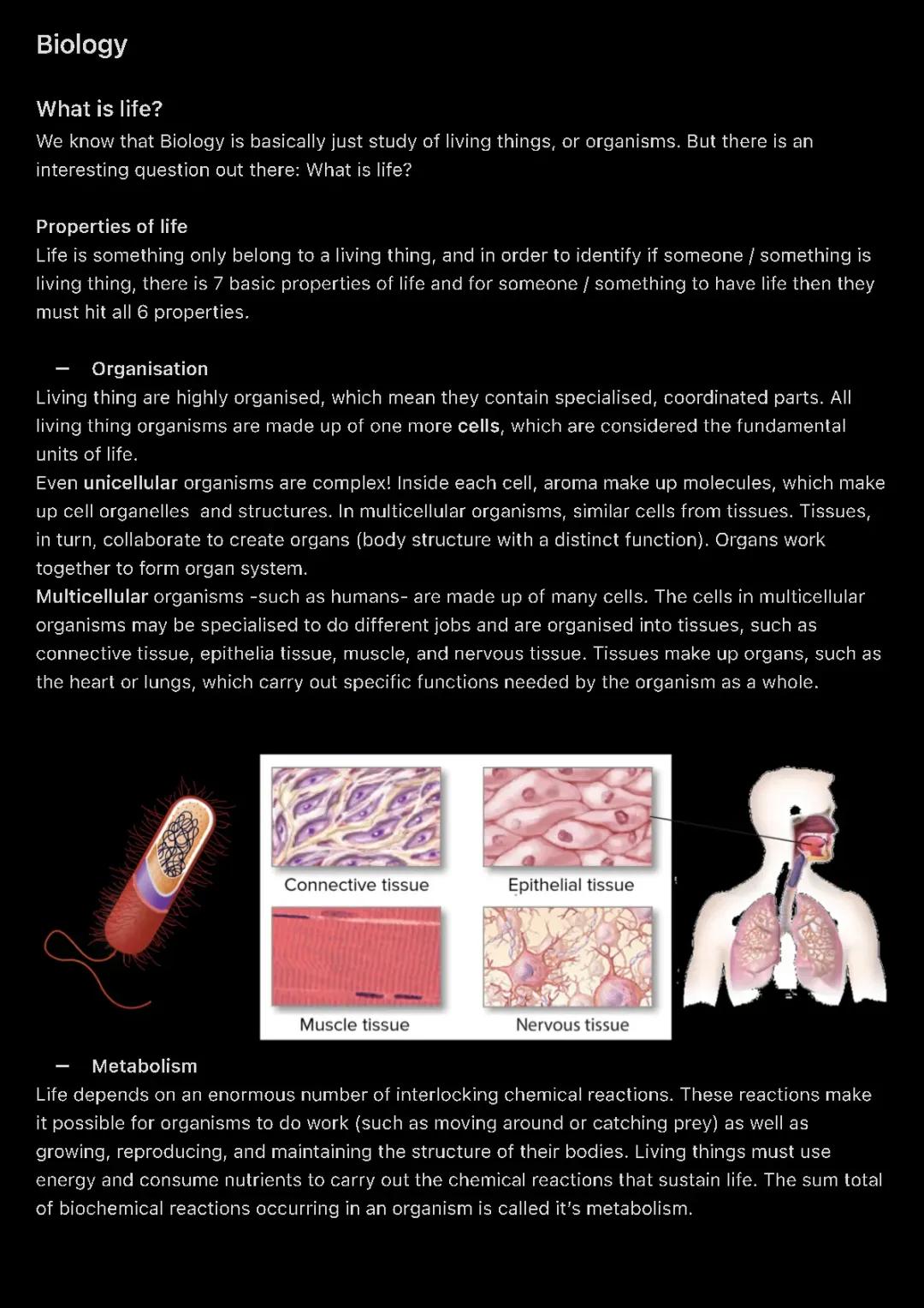what is life - biology 