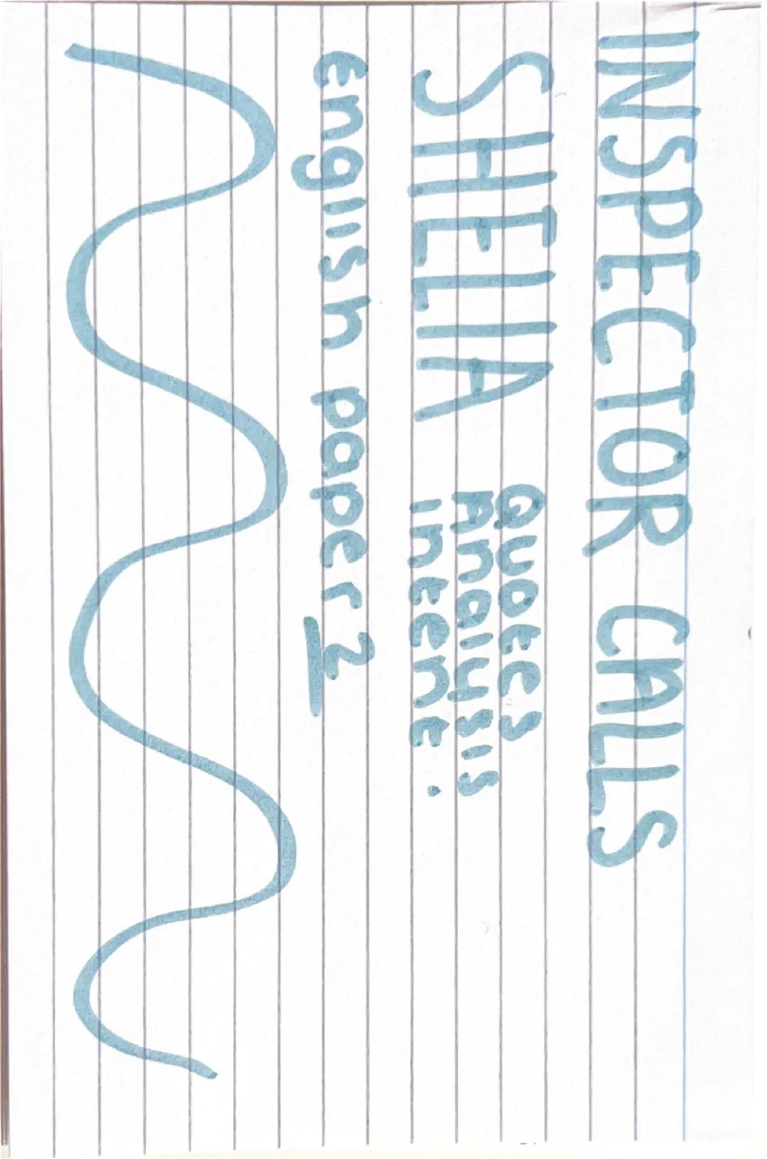 inspector calls - shelia