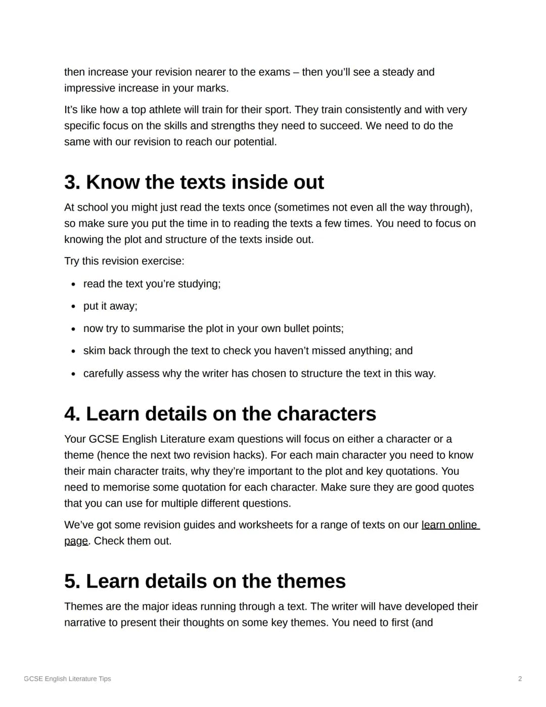 GCSE English Literature Tips
1. Start Your GCSE English Literature
Revision Early
This first hack may sound very obvious, but it's amazing h
