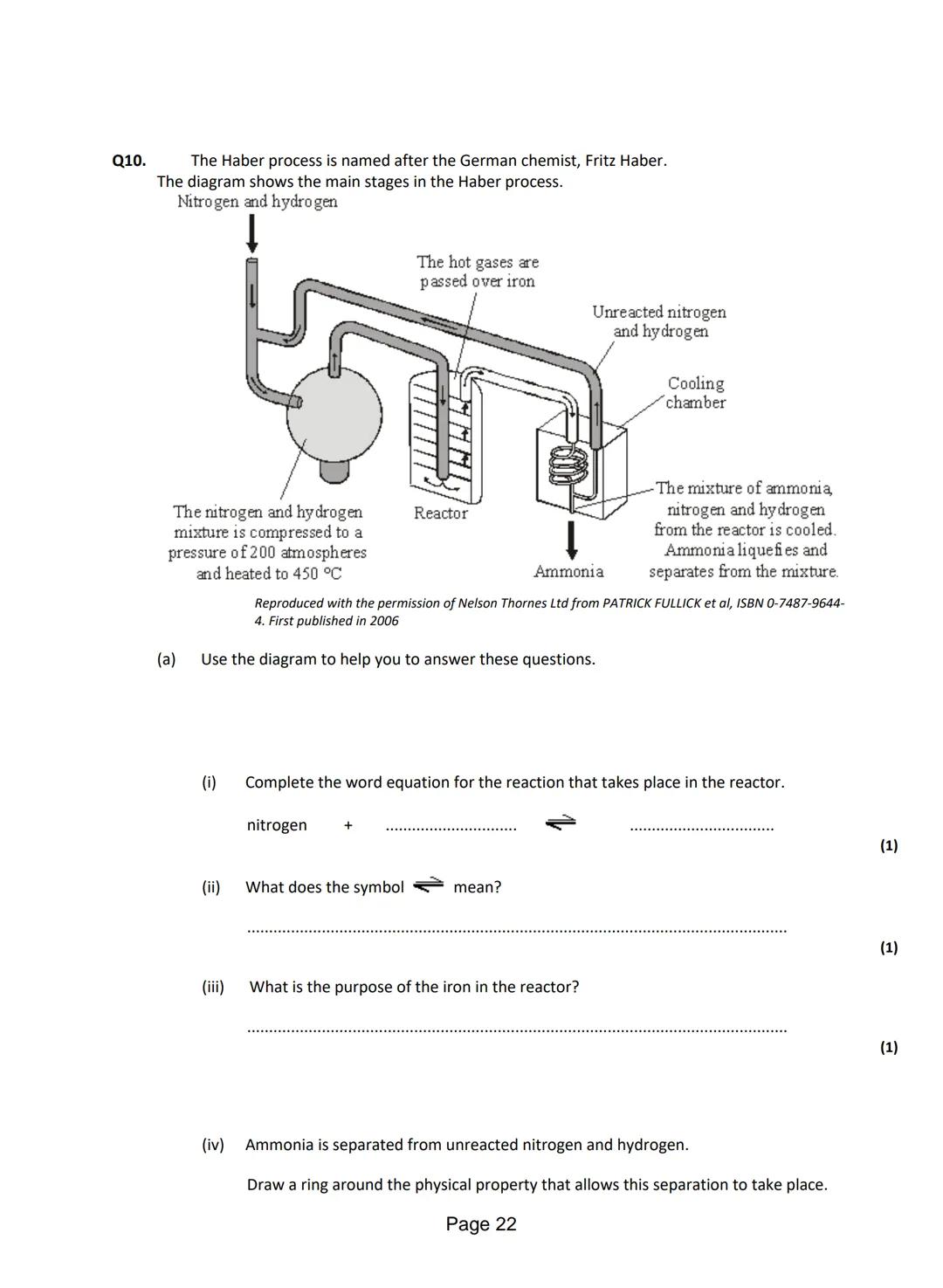 
<p>Q1. <strong>Anhydrous Cobalt Chloride Reaction</strong></p>
<p>The word equation shows the reaction between anhydrous cobalt chloride an