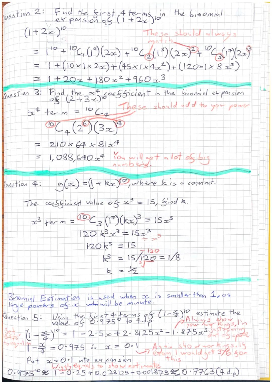 The Binomial Expansion.
Pascal's triangle can be used to
determine the number of
coefficients in
expansions.
(a+b)° =
11
(a+b)' =
19 +16
(a 