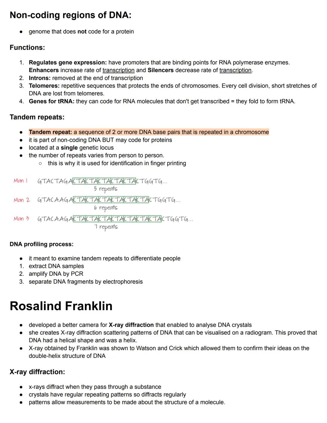 C7.1 DNA Structure and Replication
Nucleosome
● Nucleosome: octamer with DNA and 1 histone
eukaryotic DNA is associated with histones
'naked
