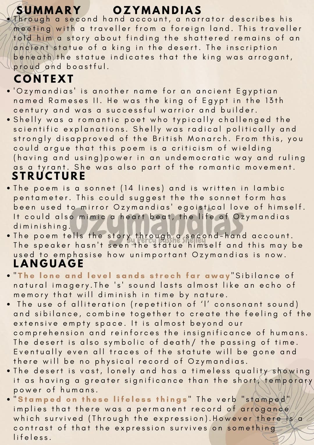 Ozymandias