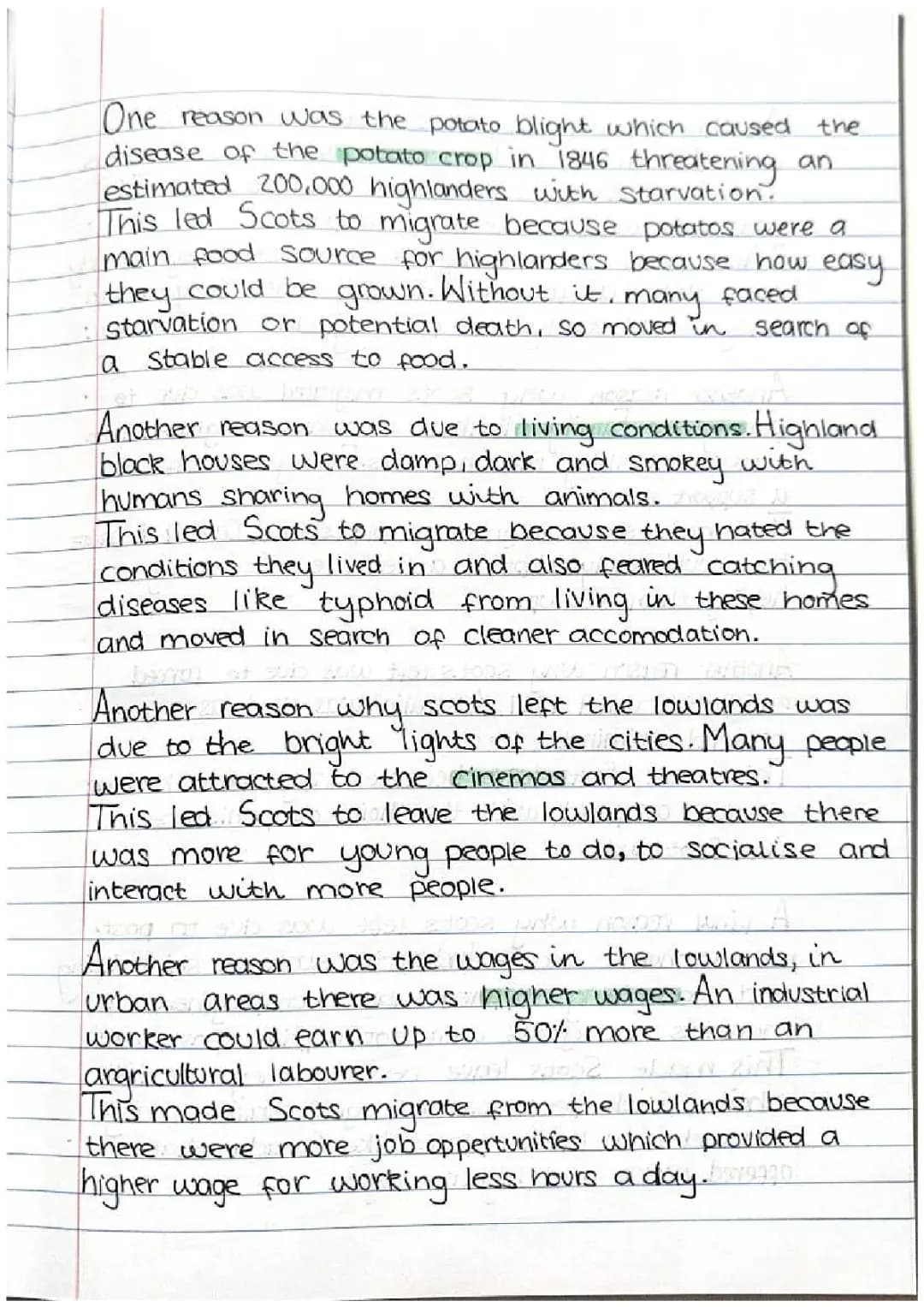 Higher history explain question issue 1 migration and the empire